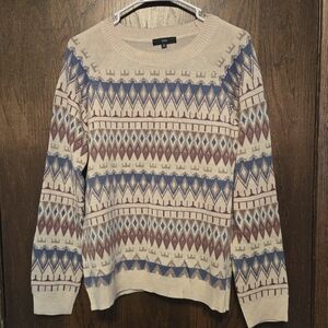 Fate Aztec Sweater NWOT